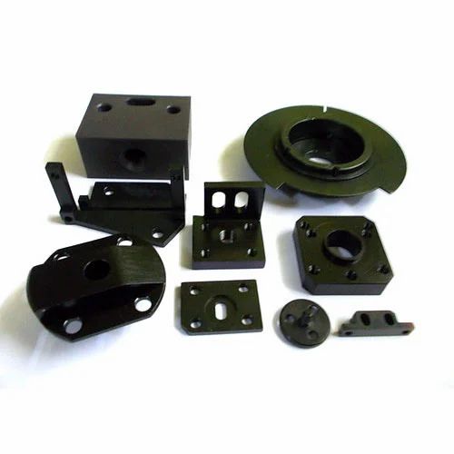 Black anodized precision parts